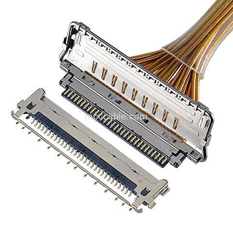 VS II 20846-020T 030T 040T 0,5 mm pitch, Gói kết nối đồng trục vi mô kiểu giao phối ngang