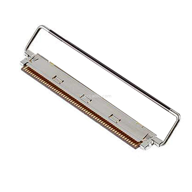 60P  CAF 20858-060T-01 0,4 mm Pitch, kiểu ghép ngang FPC Plug Connector với khóa cơ học