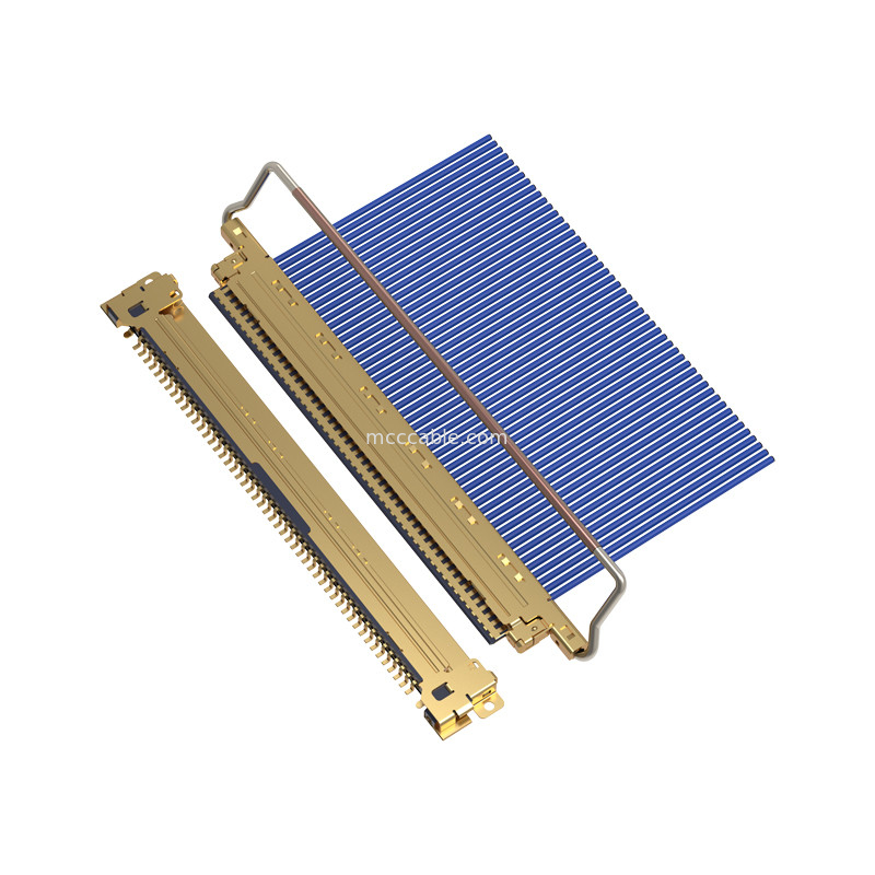 20453-250T-03S 50P 0,5 mm pitch Cổng kết nối đồng trục vi mô hình ghép ngang