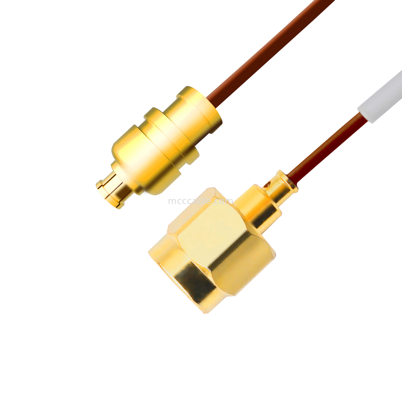 0,047 5G Cáp đồng trục bán cứng Sma Nam Cắm thẳng Te 1996771-1 To Smpm Female Jack