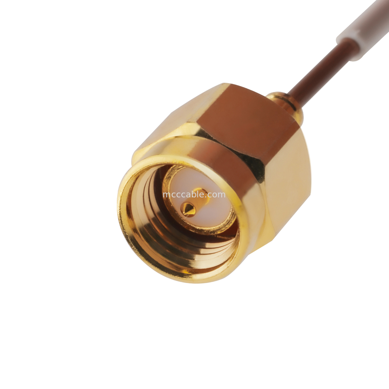 0,047 5G Cáp đồng trục bán cứng Sma Nam Cắm thẳng Te 1996771-1 To Smpm Female Jack