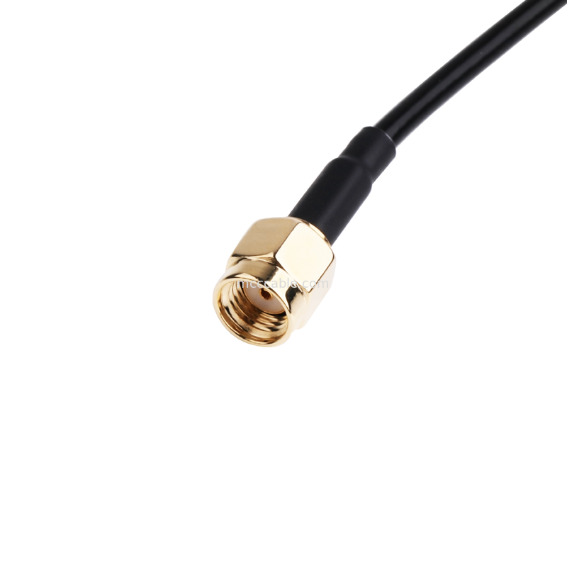RF kết nối 50ohm Kháng Lmr100 RF đồng trục cáp Đen lcd lvds cáp cáp cao tốc samtec