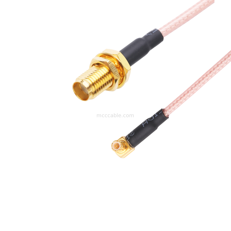 Lắp ráp cáp Rg316 Cáp đồng trục với đầu nối Rf Cáp tốc độ cao ROHS samtec