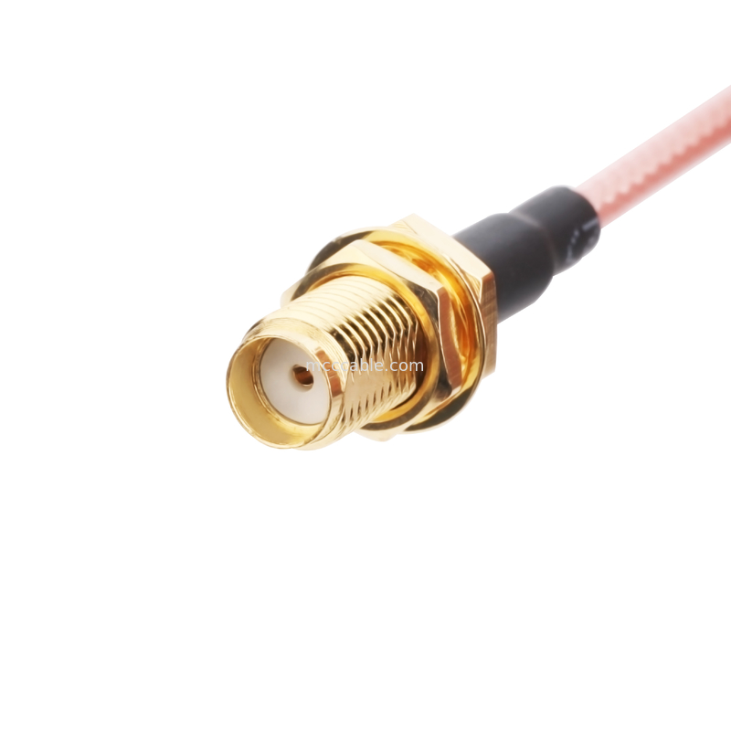 Lắp ráp cáp Rg316 Cáp đồng trục với đầu nối Rf Cáp tốc độ cao ROHS samtec
