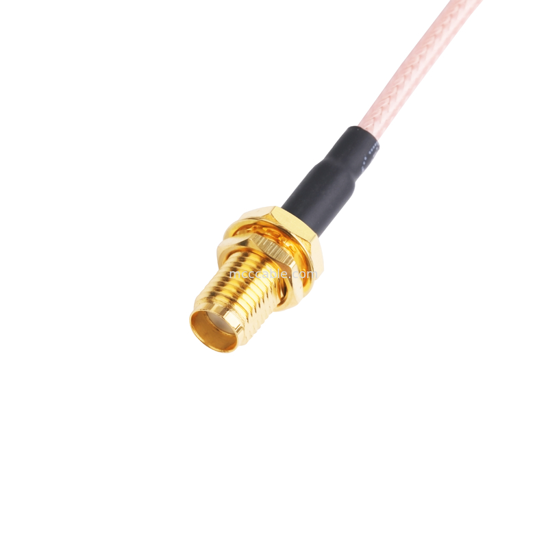 Lắp ráp cáp Rg316 Cáp đồng trục với đầu nối Rf Cáp tốc độ cao ROHS samtec