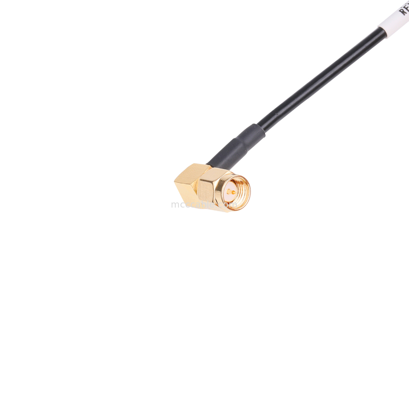 Lắp ráp cáp Micro Rg174 R / A Sma Male Plug To Ra Mmcx Male Plug