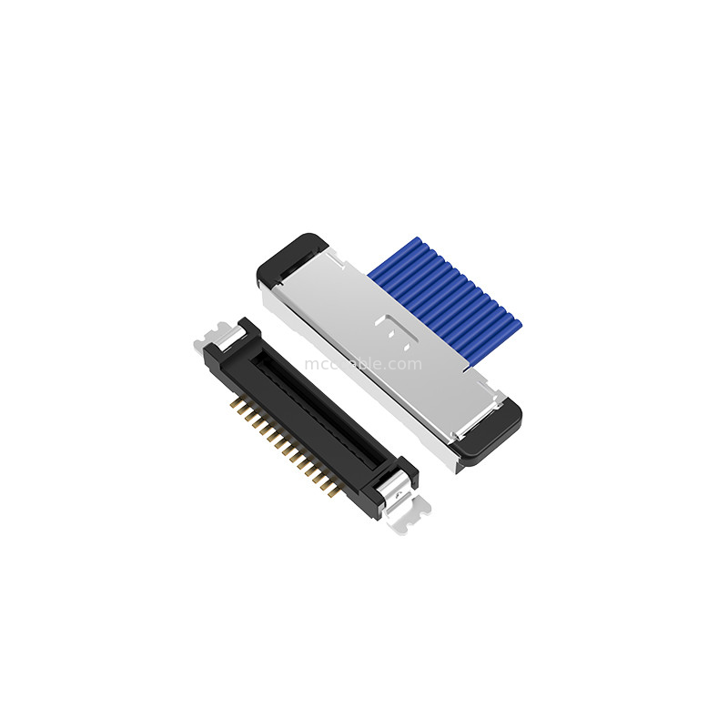 Micro Coaxial Cable 20380 50P Connector 20380-050T-06 Lvds 0.4mm Pitch