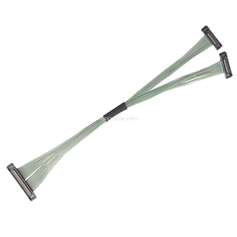 Cáp đồng trục 35p 20380-035T-06 đầu nối LVDS 0,4mm góc vuông