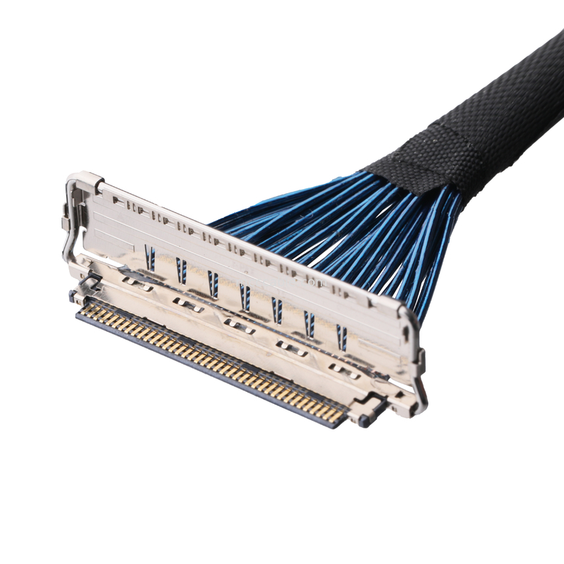 IDC CABLE 20679 20729 Series 20679-050T-01 50P 0.4mm Pitch Horizontal Mating Miniature Coaxial Cable tùy chỉnh