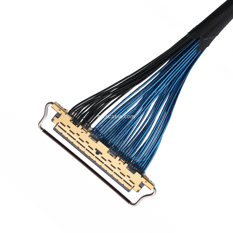 20633-250T-01S 50P 0,4mm pitch Loại giao phối theo chiều ngang Máy kết nối đồng trục nhỏ với khóa cơ học
