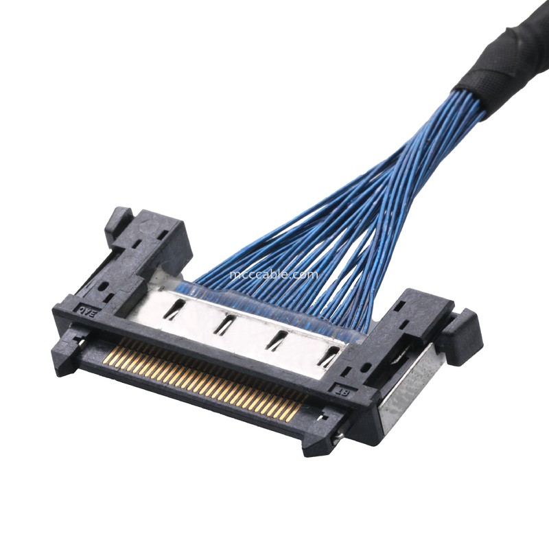 JAE FI-RE31CL To FI RE31CL LCD Lvds Cable cụm cáp tùy chỉnh 0,3mm dây molex