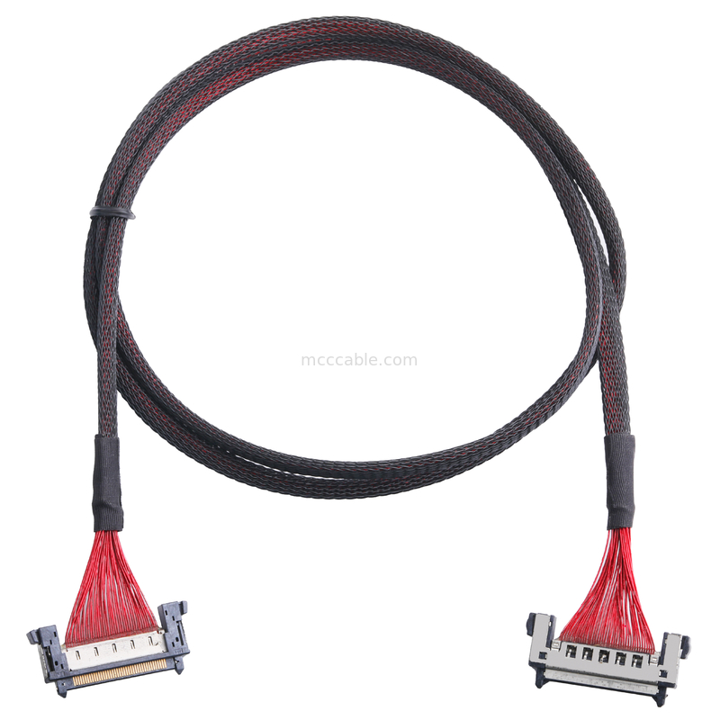 Lắp ráp cáp LCD Lvds JAE FI-RE41CL đến FI RE41CL Khai thác dây Molex Pitch 0,3mm