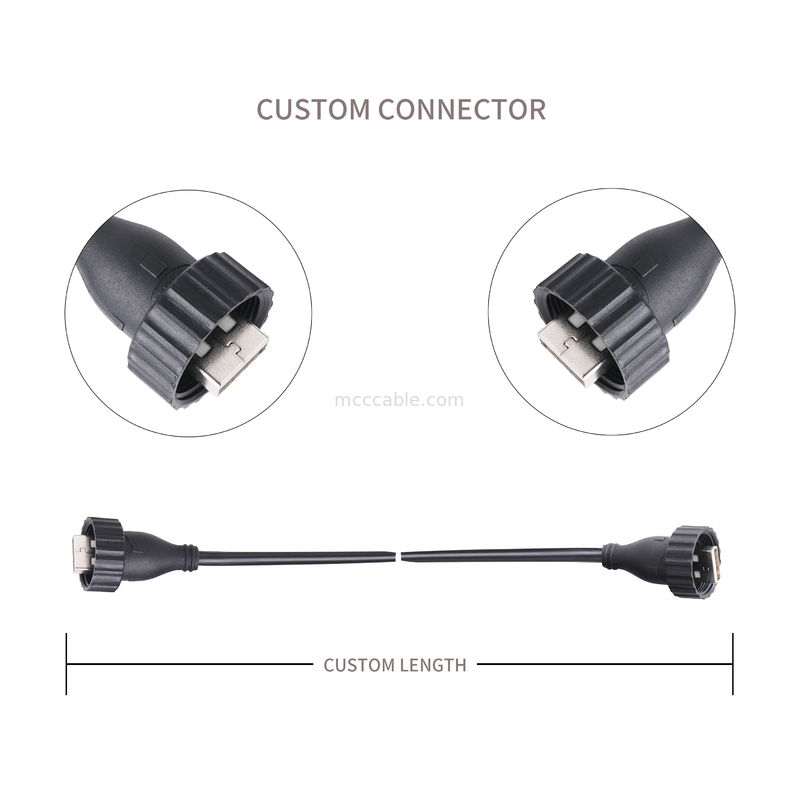 USB2.0 A Type Male Type A TO USB2.0 Male Type A Cáp kết nối công nghiệp