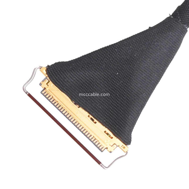 Lvds edp cáp Pitch 0.5mm Coaxial Cable Assembly Cơ thể chính hãng kéo vòng hoặc giả mạo