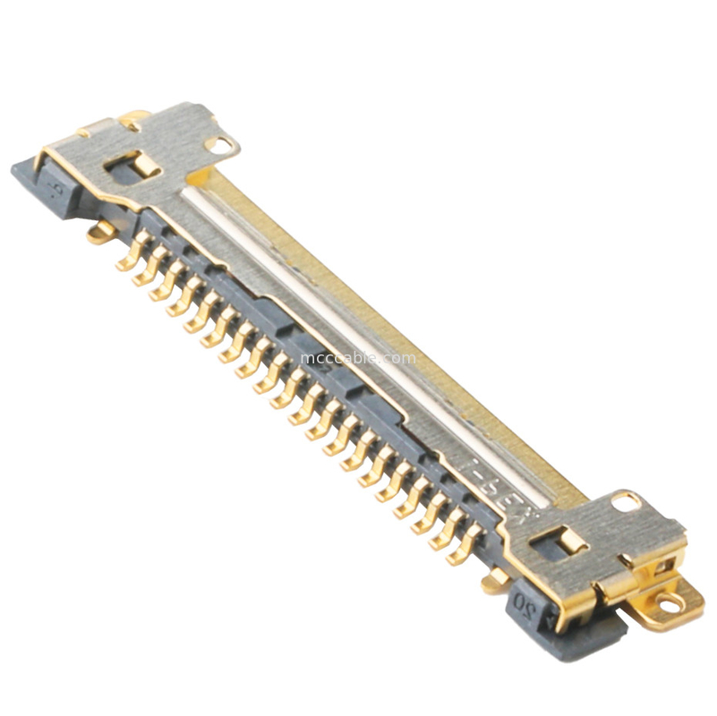 Micro Đầu nối nguồn tròn đồng trục Loại giao phối ngang