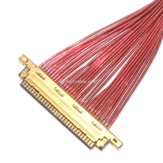 SGC EDP LVDS Cable đồng trục 0.5mm Pitch 20453-330t-13 đến 20453-340t-13 30P 40P tùy chỉnh OEM / ODM
