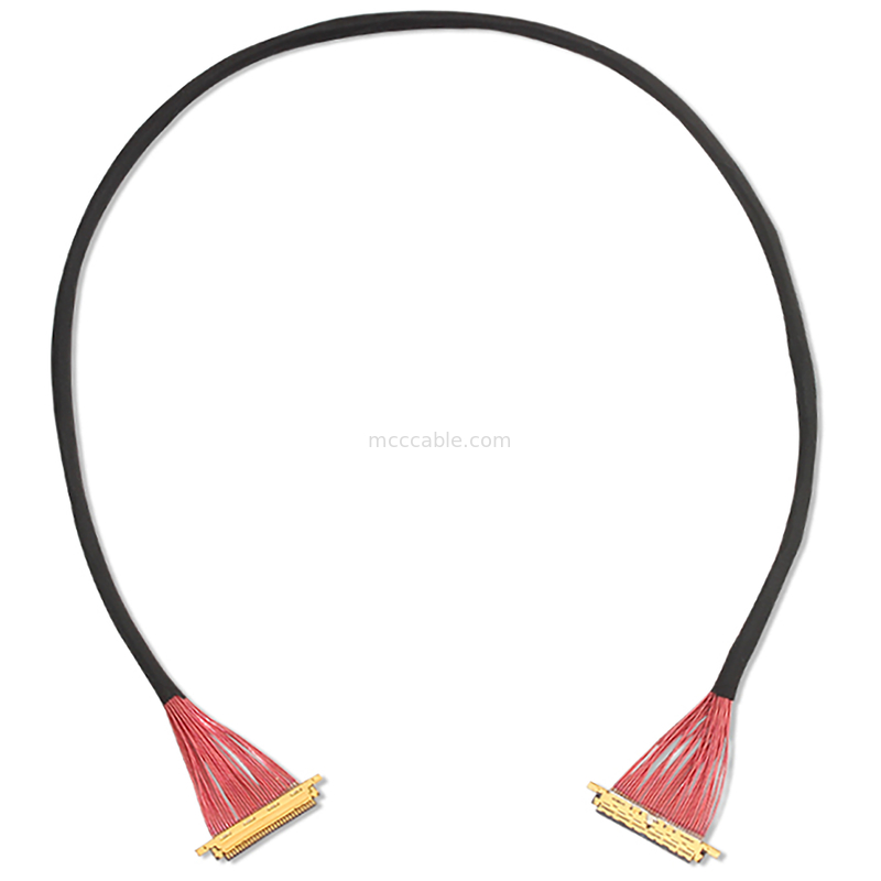 SGC EDP LVDS Cable đồng trục 0.5mm Pitch 20453-330t-13 đến 20453-340t-13 30P 40P tùy chỉnh OEM / ODM