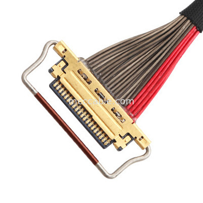 Cáp đồng trục UL EDP LVDS 0.4mm Pitch 20633-220T-01S 20 Pin Độ dài tùy chỉnh