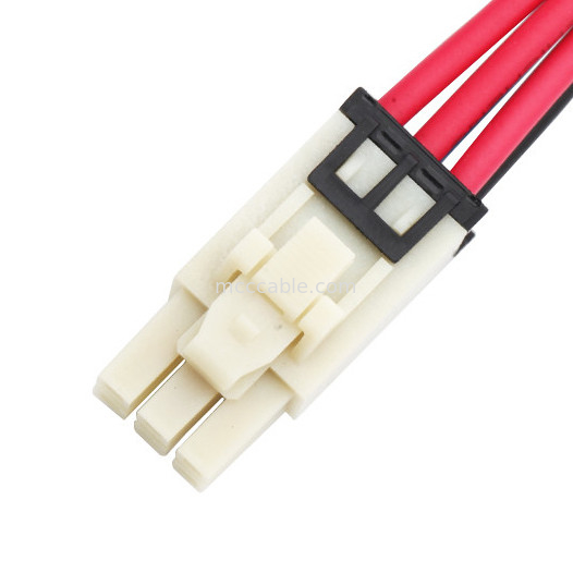 6 Pin Chiều dài 100mm Bộ dây khai thác Molex 1722582106 Đến 4 Pin TE 208130-1