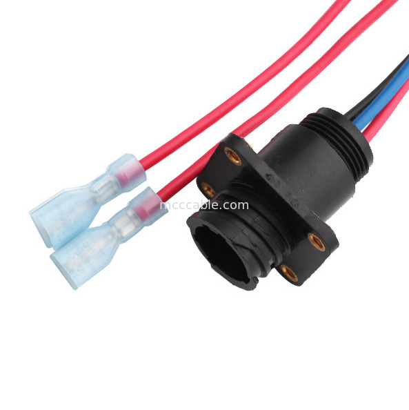 6 Pin Chiều dài 100mm Bộ dây khai thác Molex 1722582106 Đến 4 Pin TE 208130-1