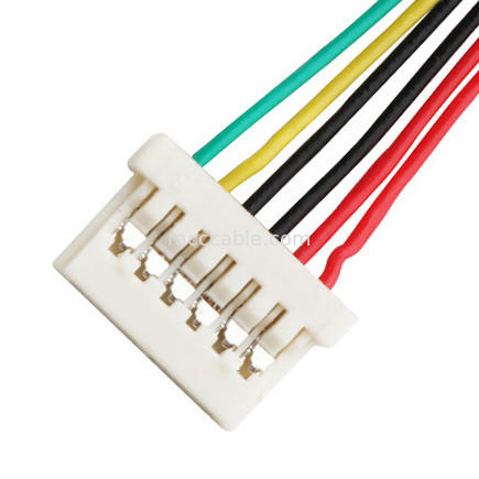 6DS 1.25mm Pitch  DF14 Lvds Lắp ráp cáp Crimping 6 Pin kết nối màn hình lvds