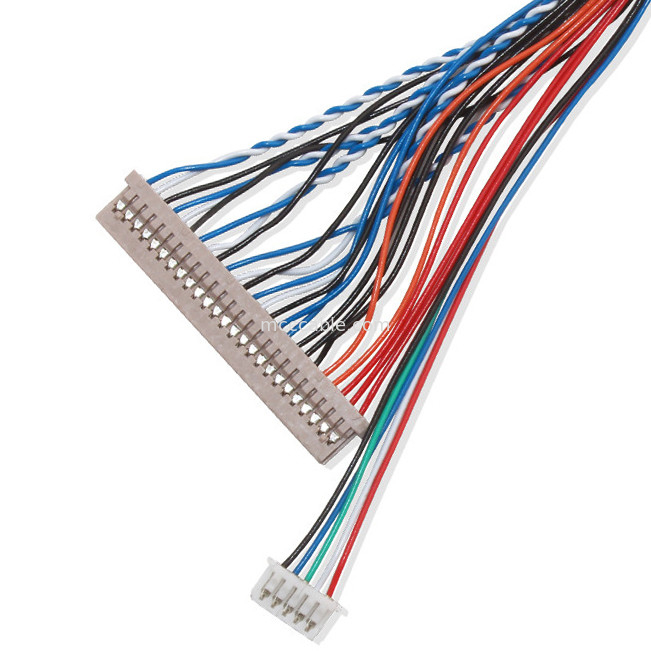 Cáp 250V 20 chân Lvds  Df14 To Df14 Dành cho đầu nối màn hình lvds của máy tính xách tay