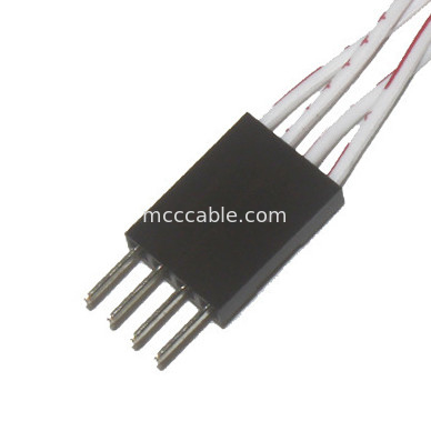 Cáp ruy băng linh hoạt 4 pin Đầu nối Dupont cho cáp mô hình máy bay trực thăng Rc