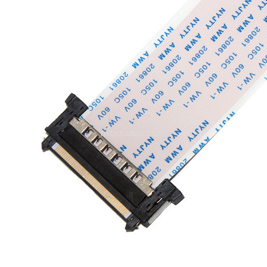 Cáp 16 chân FFC FPC 0,5 Pitch A Loại 20628 80C 60V VW 1 đầu nối màn hình lvds