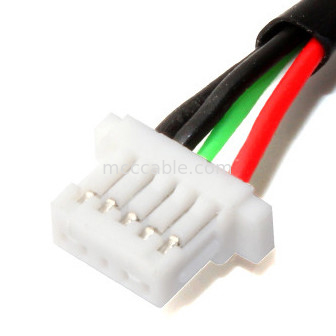 Khai thác dây 4 chân 2 mm, đầu nối màn hình lvds lắp ráp cáp 51004 Molex