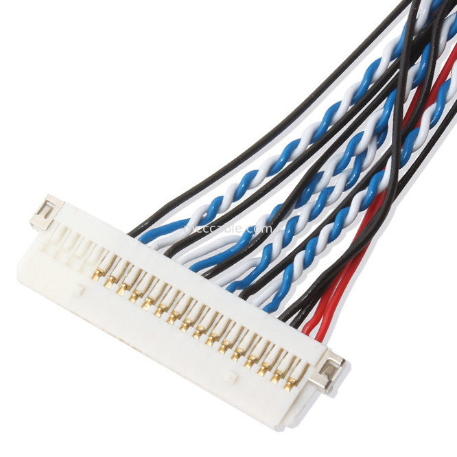 Cáp Lvds 30 chân, Bảng điều khiển LCD 30 chân Fi X30HL B TO DF19 20S Cáp Lvds