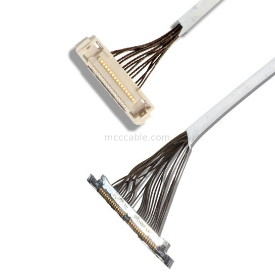 46 AWG 42 AWG Cáp đồng trục siêu nhỏ DF36 40P 0.4SD Đầu nối màn hình lvds dài 150MM