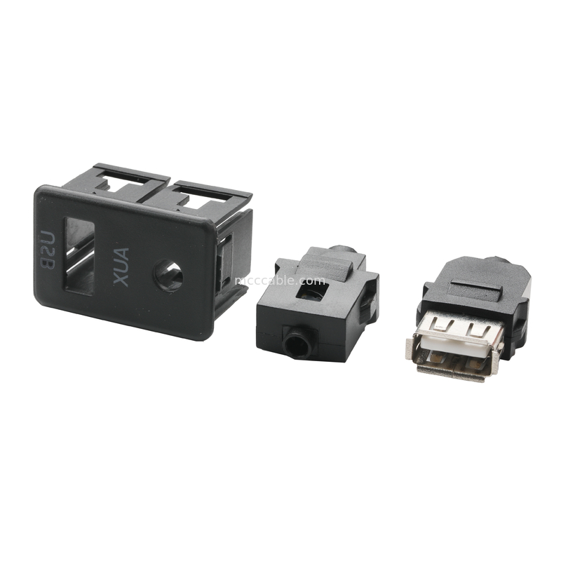ISOBUS AUX nam Nối Dài Giắc Cắm Âm Thanh Nổi 3.5mm Cho O Jack USB Ổ Cắm Cáp