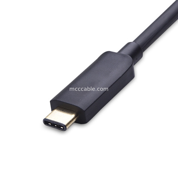 USB Type C Nam đến Dvi I Phụ nữ Adapter cho chiếu máy ảnh LCD
