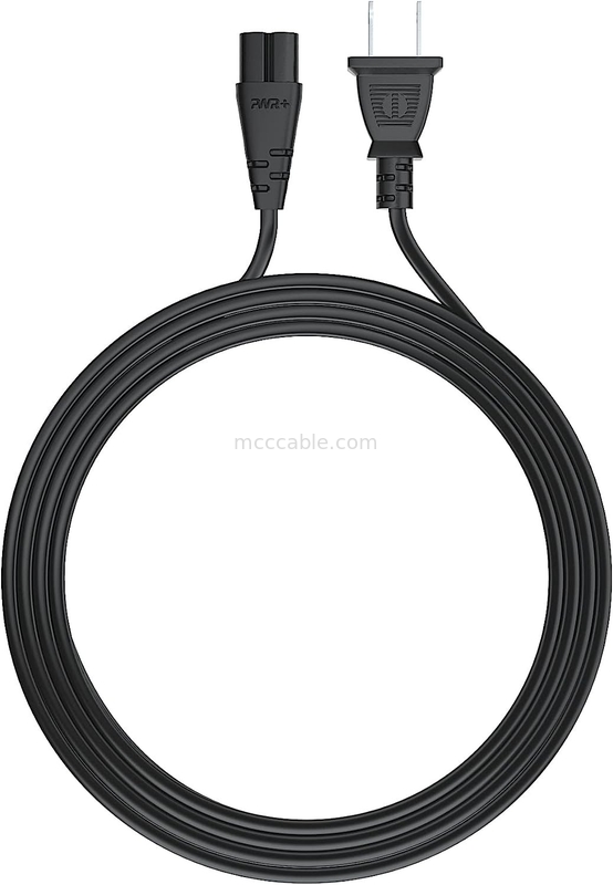 12ft dây điện 2 Prong Ac tường cắm 2 khe led LCD