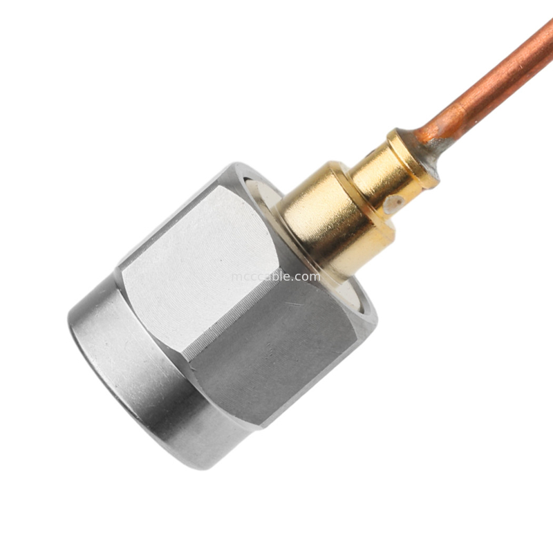 Rohs Semi Rigid Coaxial Cable Vita 67 Smpm Cắm thẳng đến Sma Male Cắm thẳng Sro47