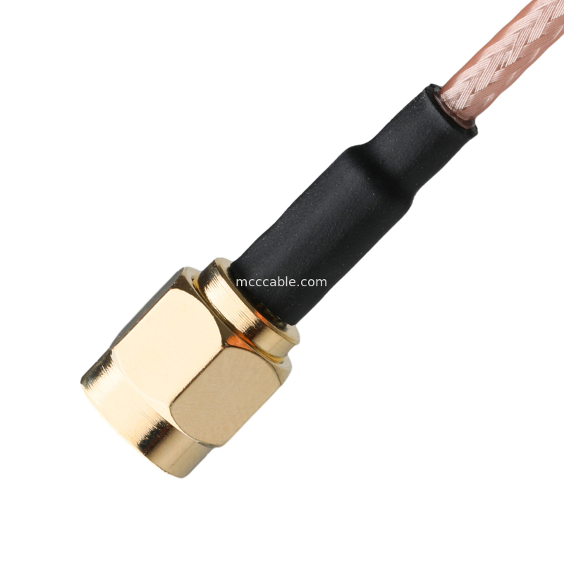 Oem / Odm Rg316 Cable Connector Sma Phụ nữ Bulkhead Jack Để nam thẳng cắm