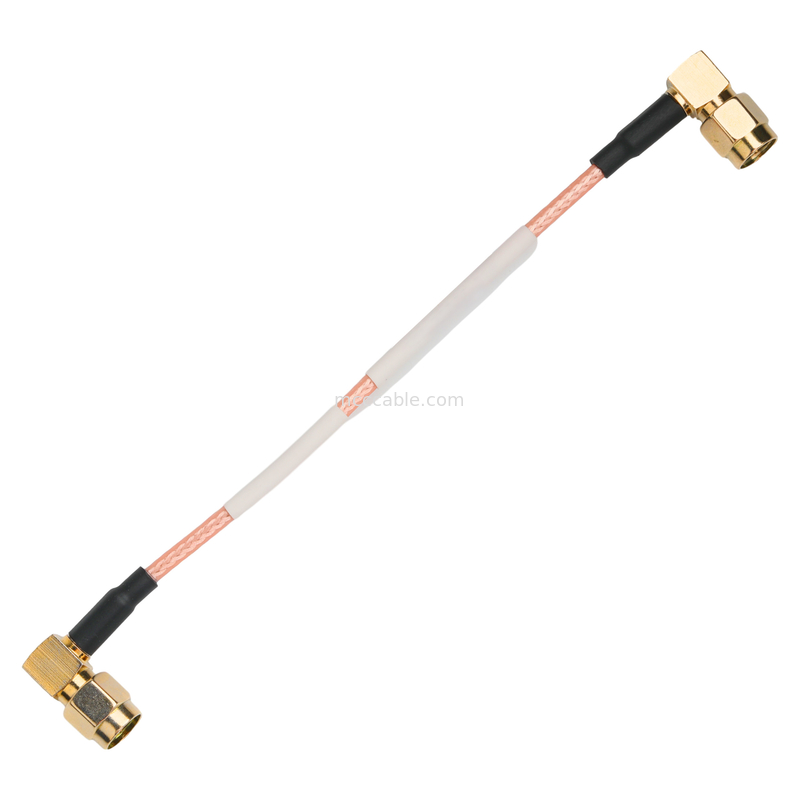 Ip67 Rohs Cáp đồng trục tùy chỉnh Ra Sma Cắm góc phải Cắm Rg316 Oem / Odm