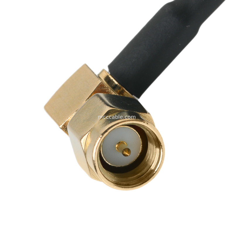 Ip67 Rohs Cáp đồng trục tùy chỉnh Ra Sma Cắm góc phải Cắm Rg316 Oem / Odm