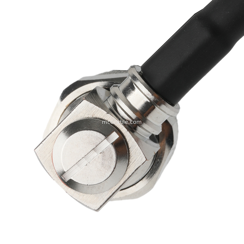 RF Connector Lmr-240 Low Loss Rf Cable Đen Sma Đàn ông thẳng Plug To N Đàn ông Plug góc phải Plug