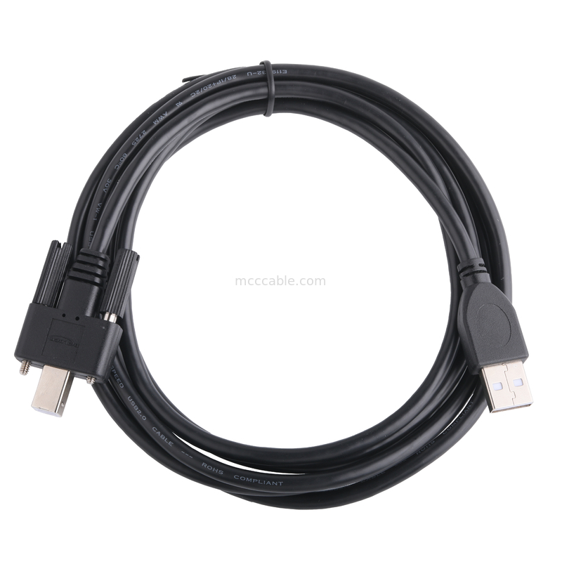 Cáp kết nối máy in UL Usb 2.0 loại A đến loại B khóa
