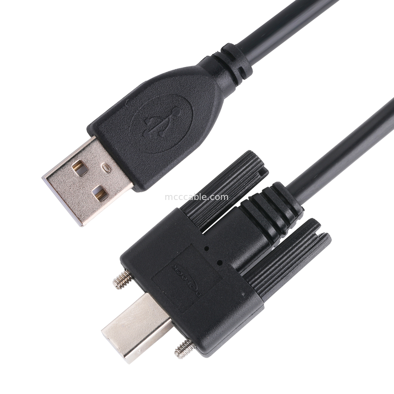 Cáp kết nối máy in UL Usb 2.0 loại A đến loại B khóa