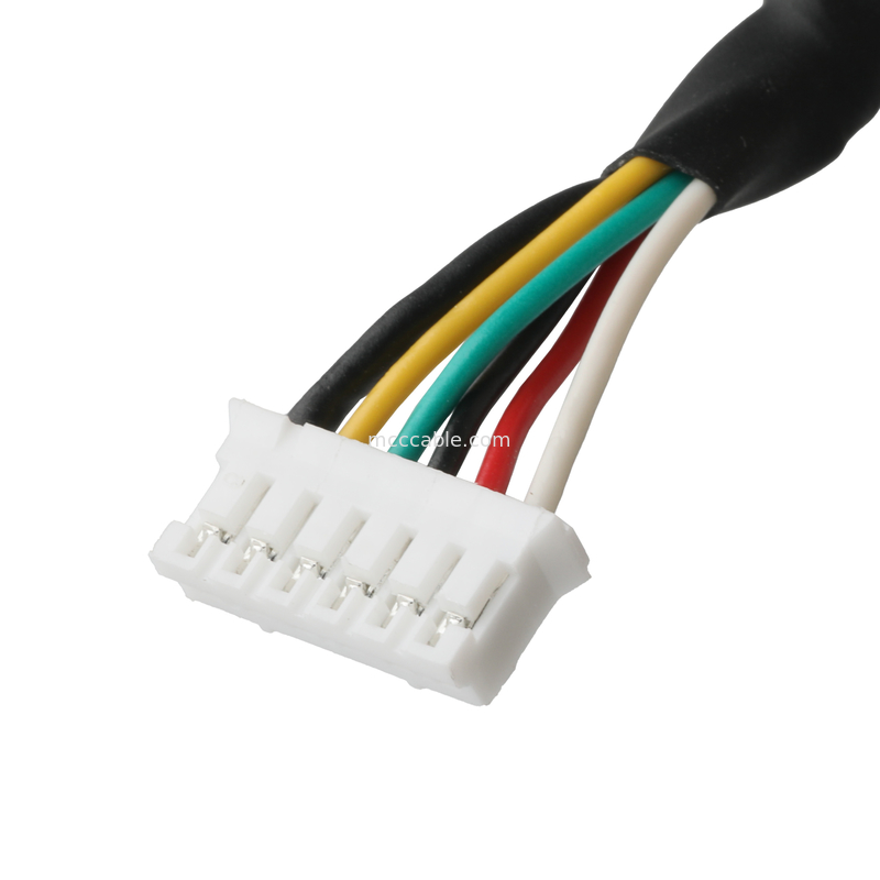 RoHS Cable Waterproof Connector M20 Nam đến JST PHR-6 Wire UL2464 24AWGX5C OEM / ODM