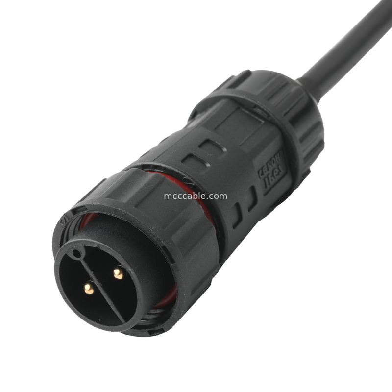 RoHS Cable Waterproof Connector M20 Nam đến JST PHR-6 Wire UL2464 24AWGX5C OEM / ODM