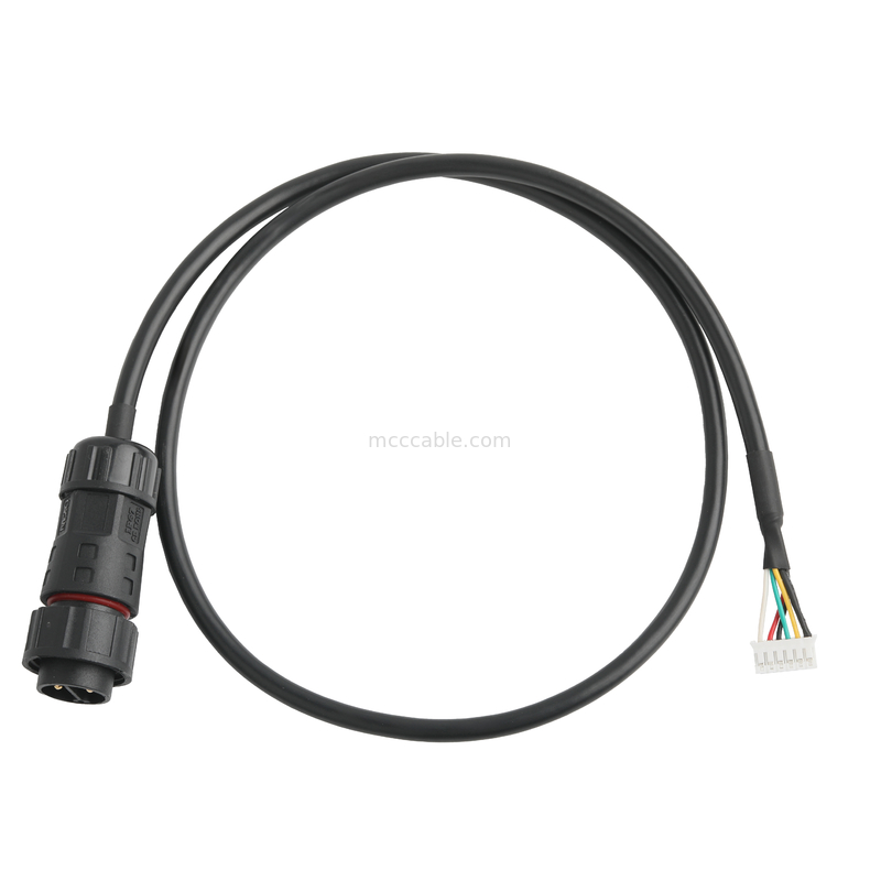 RoHS Cable Waterproof Connector M20 Nam đến JST PHR-6 Wire UL2464 24AWGX5C OEM / ODM