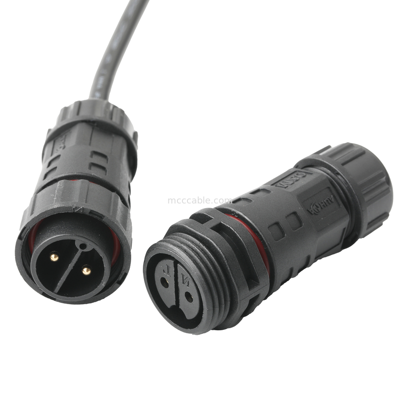 RoHS Cable Waterproof Connector M20 Nam đến JST PHR-6 Wire UL2464 24AWGX5C OEM / ODM