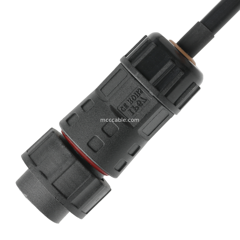 RoHS Cable Waterproof Connector M20 Nam đến JST PHR-6 Wire UL2464 24AWGX5C OEM / ODM