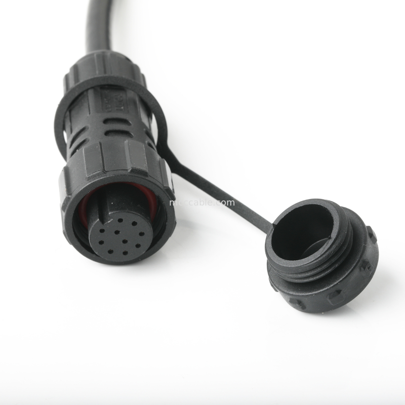 IP67 Máy kết nối chống nước M16 nữ đến SH1.0 9P UL 2464 28AWG*4PR+AEB Cable ROHS