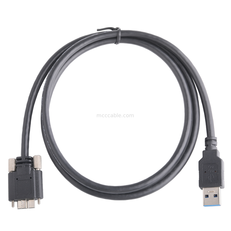 Màu đen 5gbps Usb 3.0 đến Usb Micro B Độ dài cáp sạc Tùy chỉnh Rohs