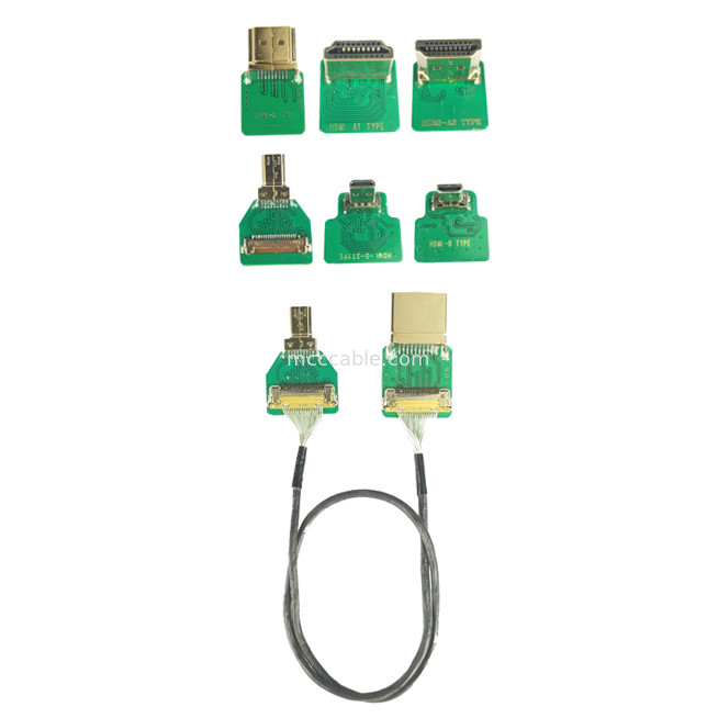 Bộ điều hợp kết nối 20525-020E-02 Để loại Hdmi Cable Adapter Hdmi Straight Head Hdmi-A pitch 0.4mm