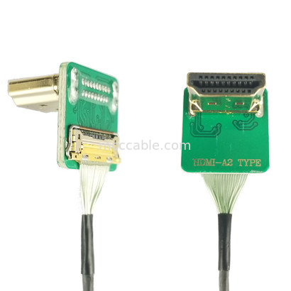 HDMI đầu khuỷu tay HDMI-A2 90 độ lên đến  ®-VS 20454-220-02 20455 20453